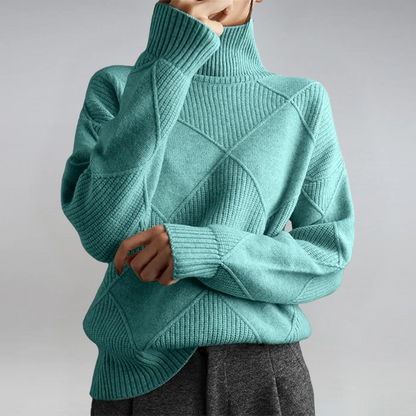 Léa™ | Pull Col Roulé Élégant 9