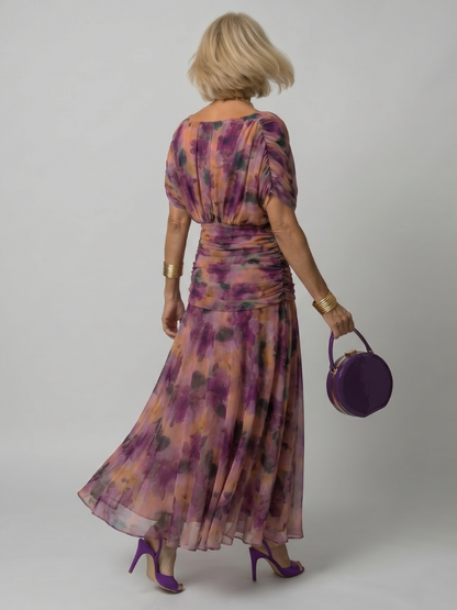 Evelina™ | Robe Maxi Élégante À Effet Ventre Plat