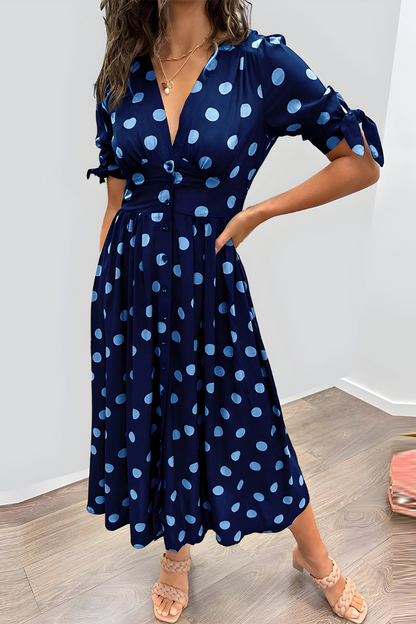 Noria™ | Robe à pois élégante