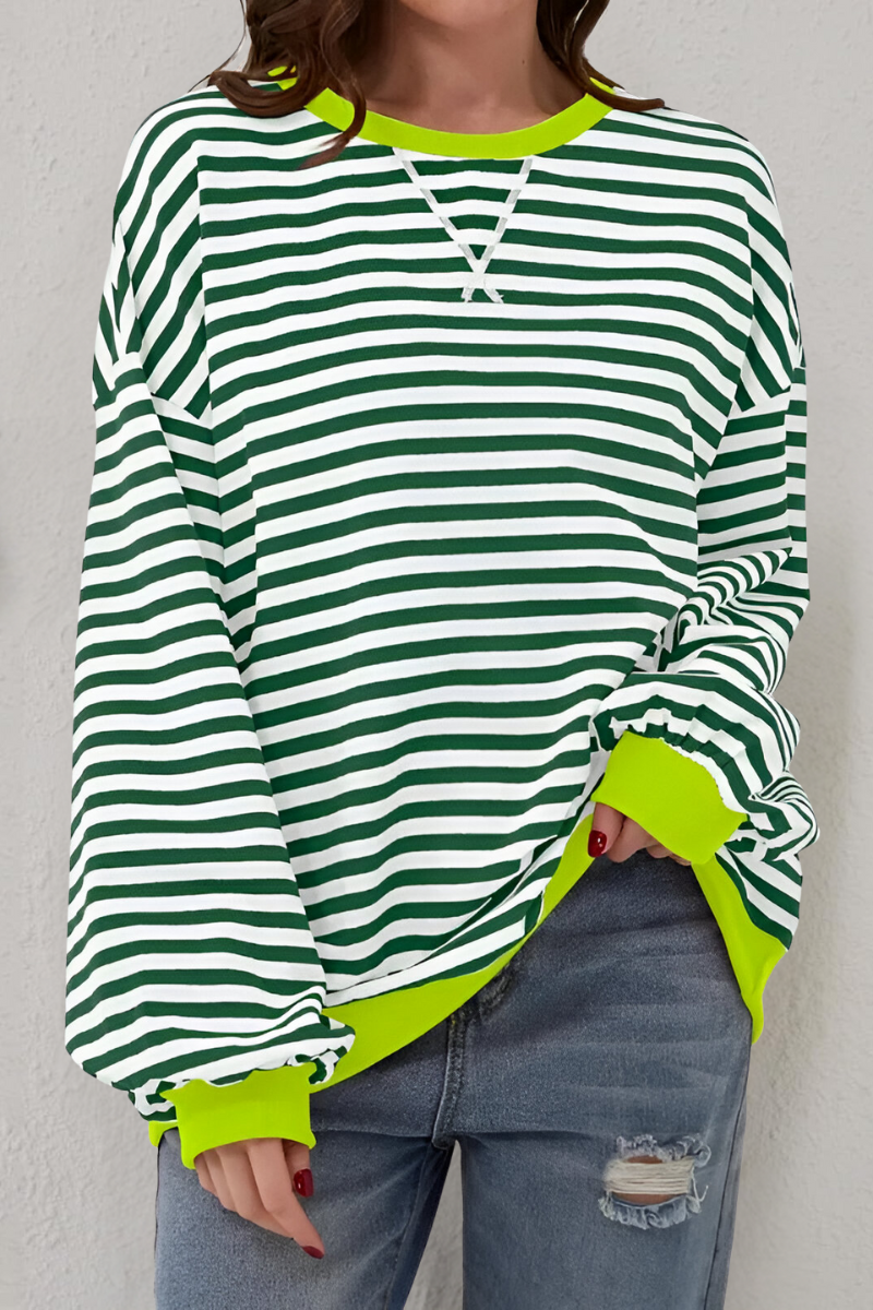 Mae™ | Sweat-shirt rayé