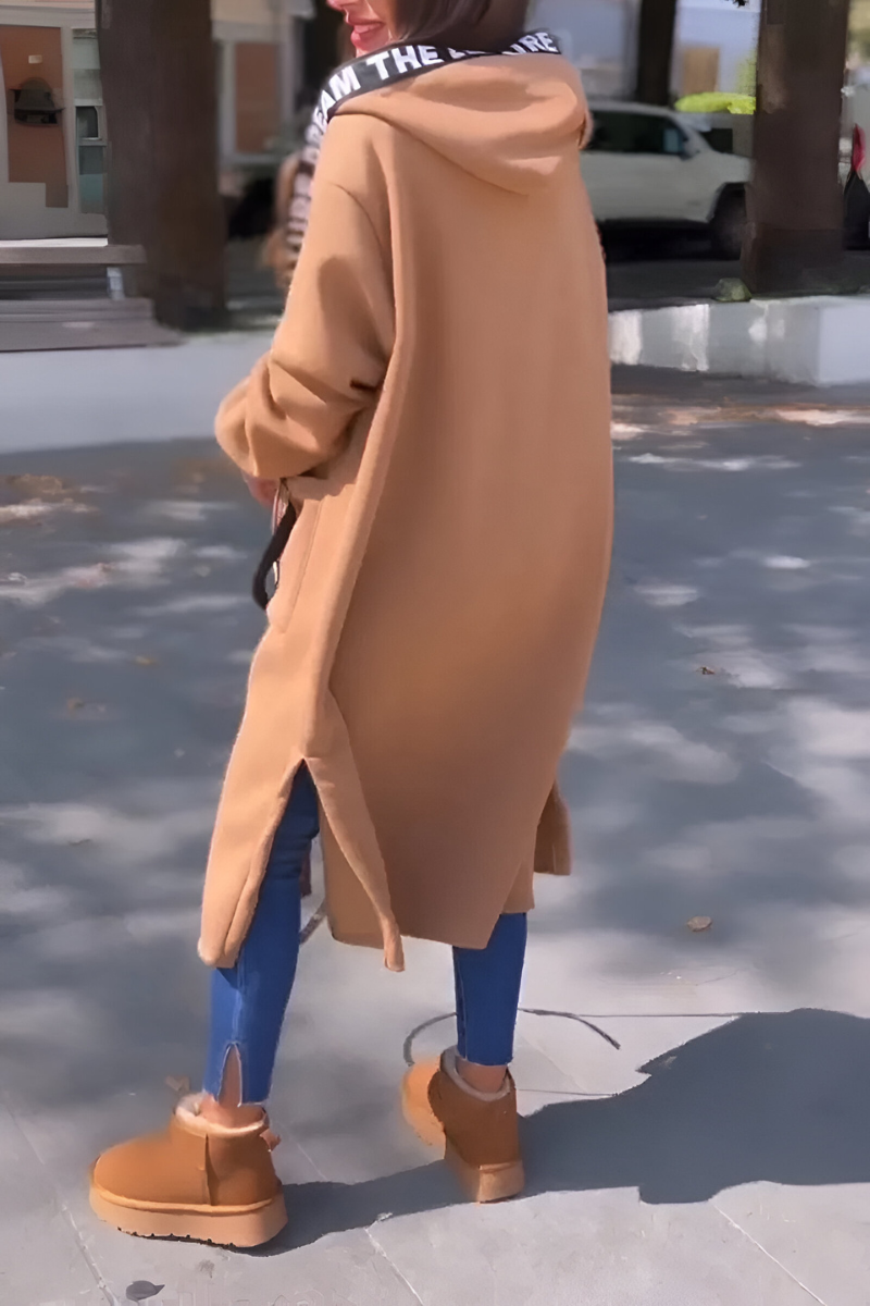 Elva™ | Hoodie décontracté surdimensionné avec fermeture éclair
