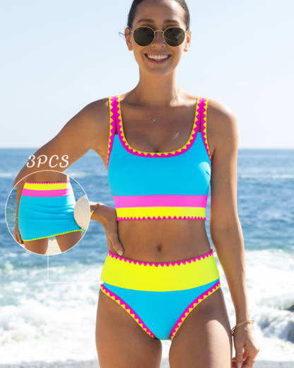 Kiki™ | Bikini contrôle du ventre 3 pièces