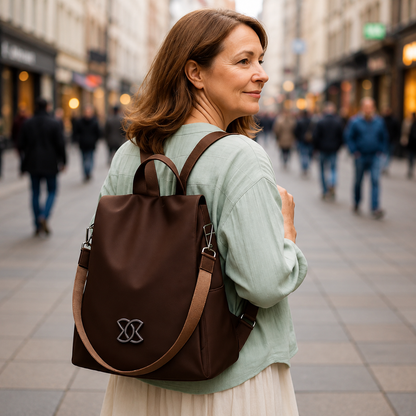Élodie™ | Sac à dos élégant anti-vol avec fermeture éclair cachée