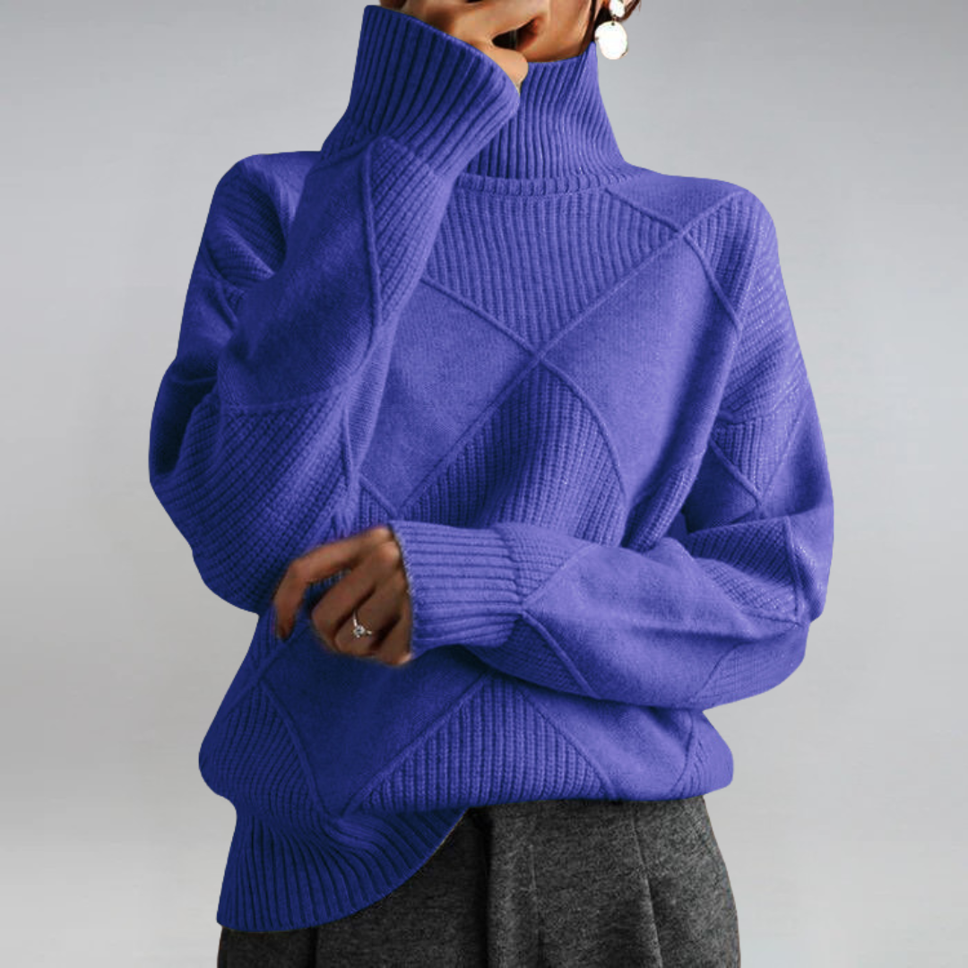 Léa™ | Pull Col Roulé Élégant 8