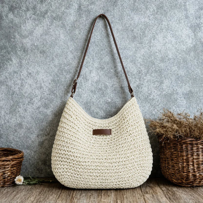 Céline™ | Sac à main tissé élégant qui camoufle le ventre