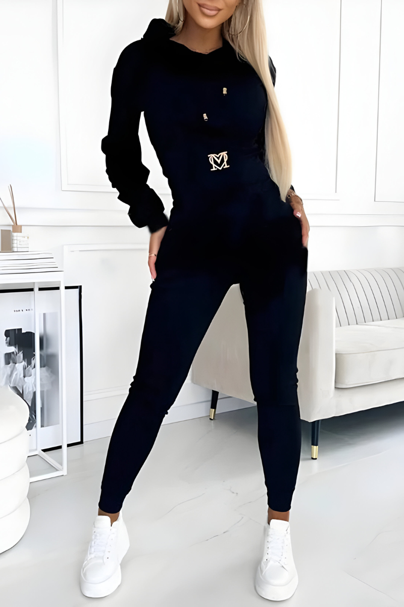 Nova™ | Ensemble de jogger taille haute élégant