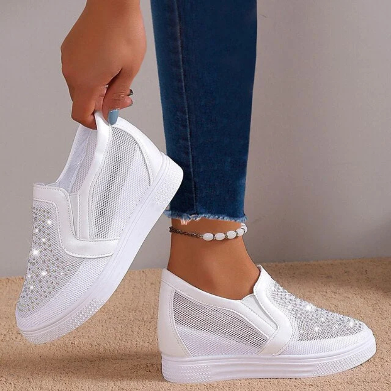 Nadja™ | Baskets Cristallines à la Mode pour Femmes