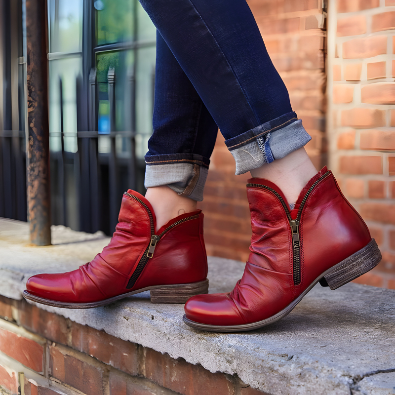 Selma™ | Bottines élégantes avec zip