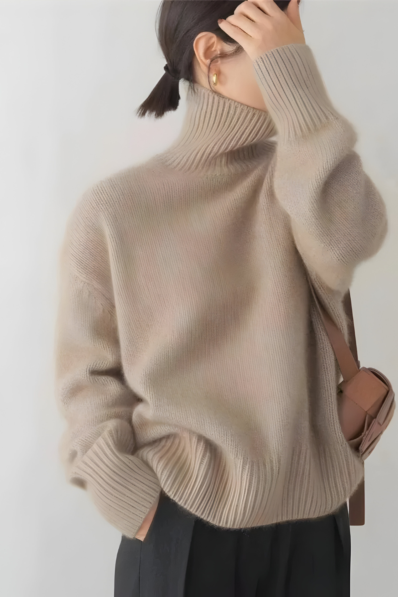 Elyn™ | Pull Col Roulé Tricoté