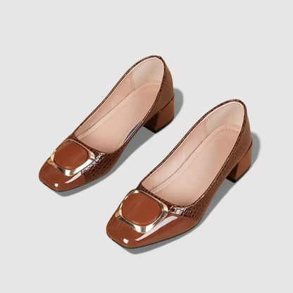 Vika™ | Talons en Cuir Orthopédiques Confortables et Élégants