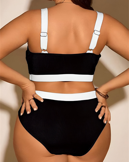Lely™ | Bikini Taille Plus Élastique Contrôle du Ventre