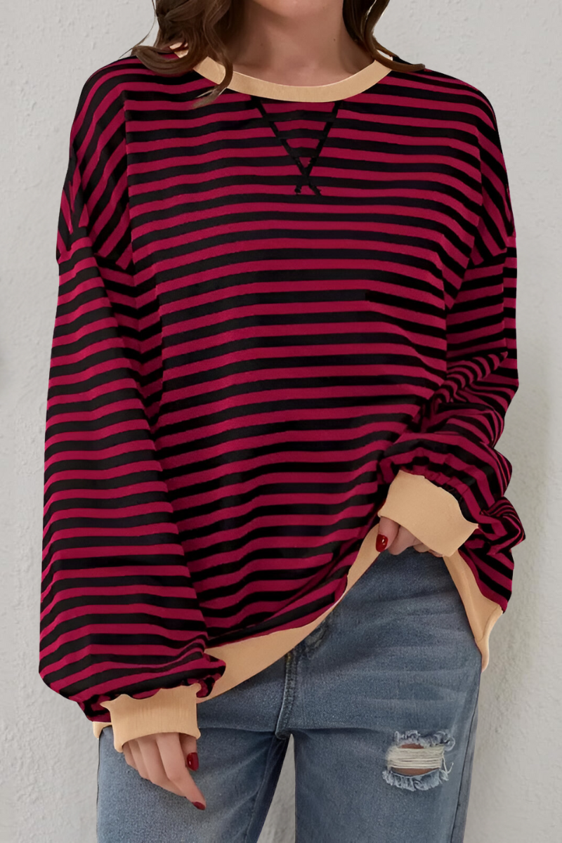 Mae™ | Sweat-shirt rayé