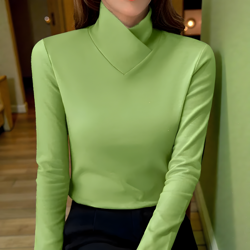 Mira™ | Top Élégant Minimal Manches Longues