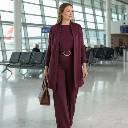 Amira | Ensemble trois pièces luxueux et confortable pour femme