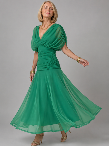 Evelina™ | Robe Maxi Élégante À Effet Ventre Plat