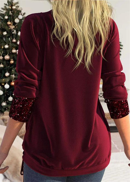 Arla™ | Blouse moderne avec couche de sequins