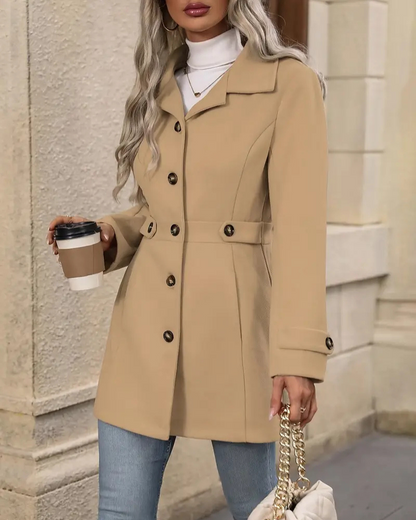 Elena | Manteau Élégant Cintré