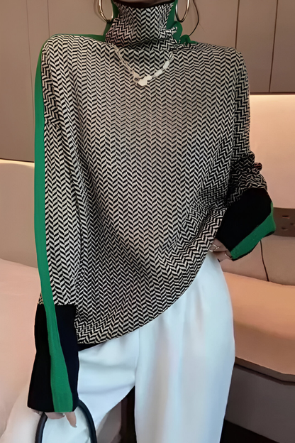 Nila™ | Pull décontracté tendance avec col montant