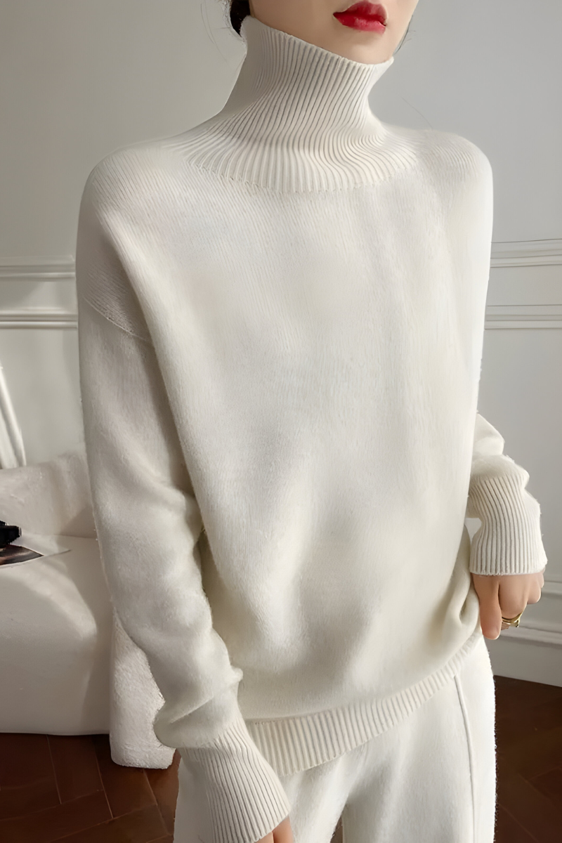 Elyn™ | Pull Col Roulé Tricoté