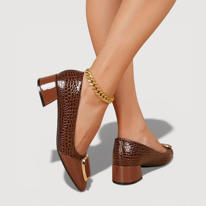 Vika™ | Talons en Cuir Orthopédiques Confortables et Élégants