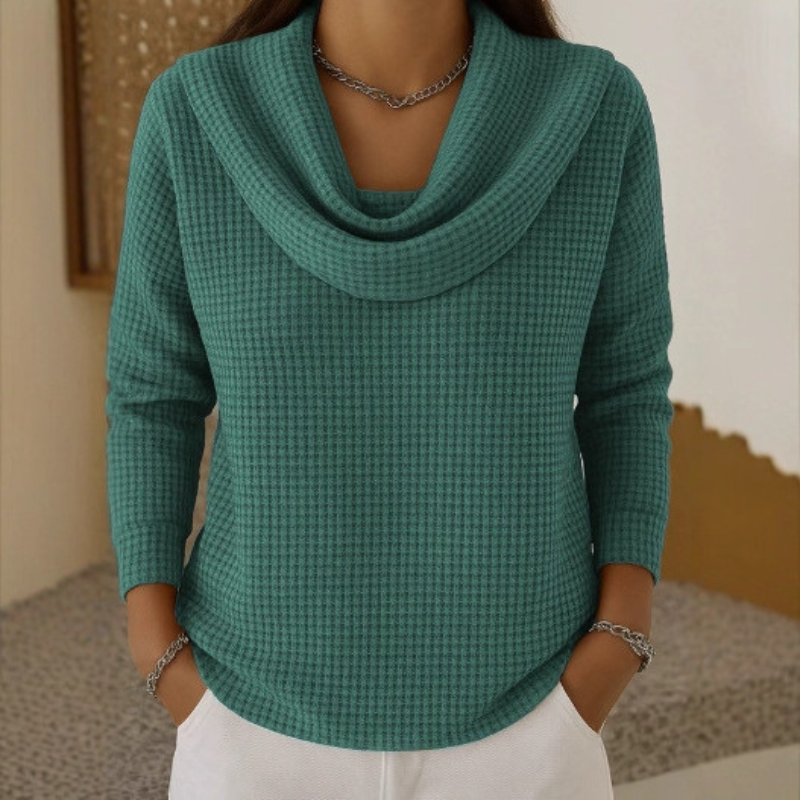 Neri™ | Pull Tricot Waffle Doux