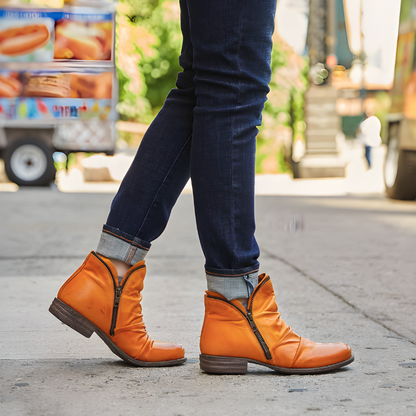 Selma™ | Bottines élégantes avec zip