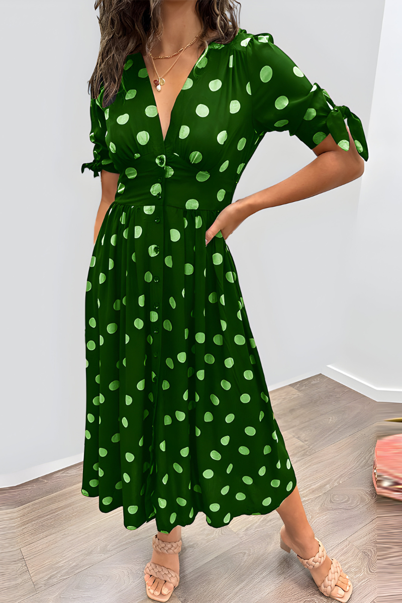 Noria™ | Robe à pois élégante