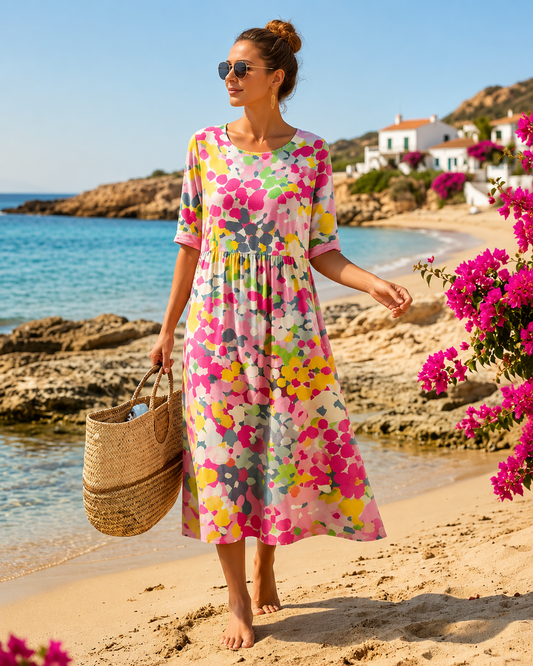 Zara™ | Robe d’Été Fleurie Gainante