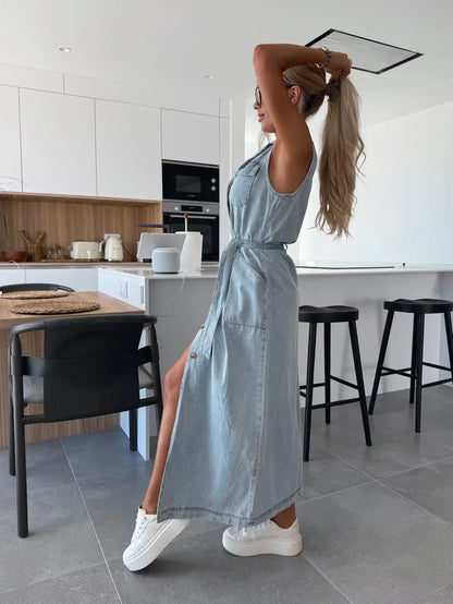Lois™ | Robe Maxi en Jean