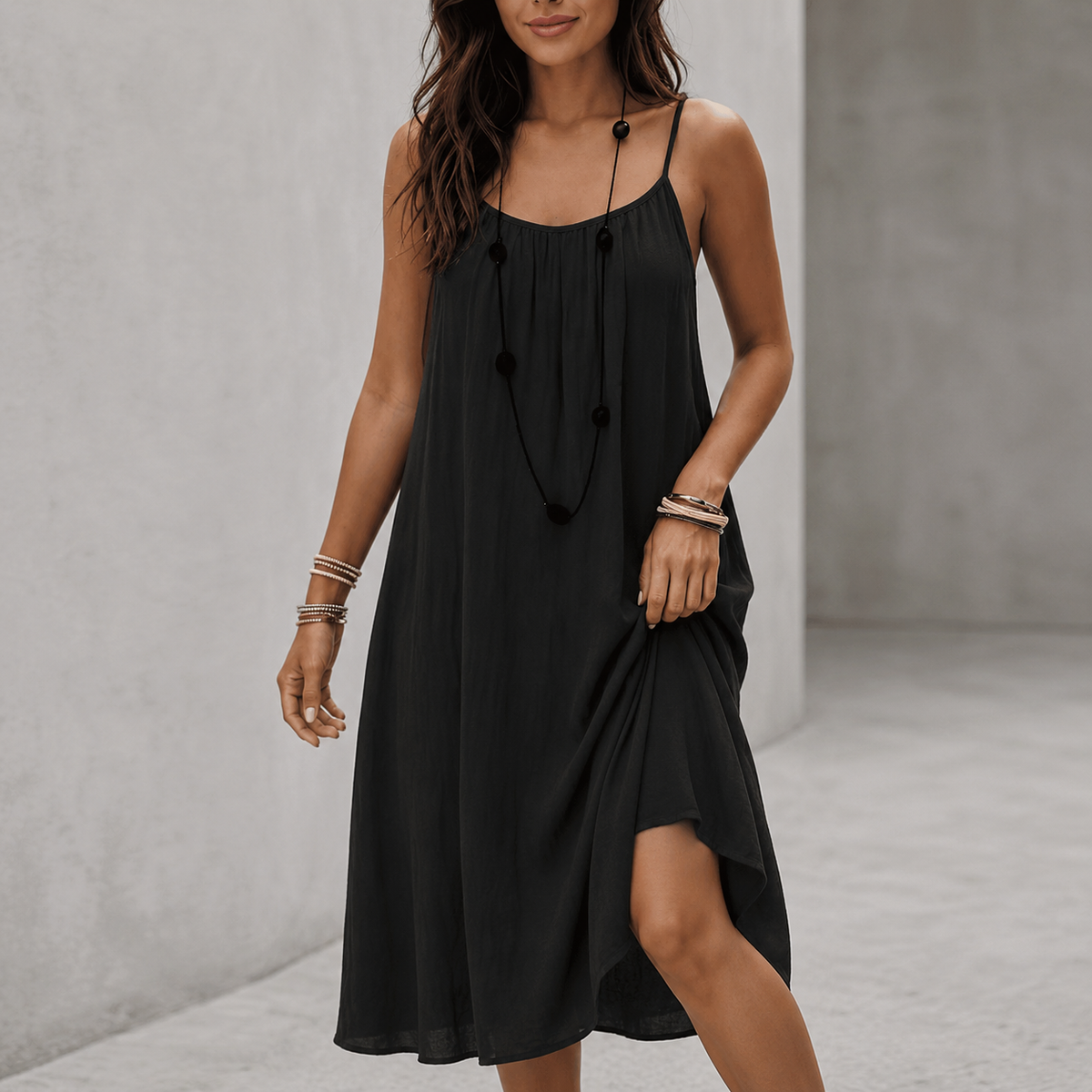 Fanny™ | Robe maxi qui camoufle le ventre décontractée