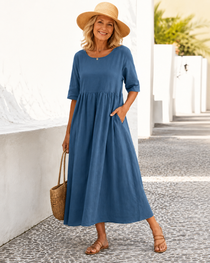 Lina™ | Robe confortable qui camoufle le ventre