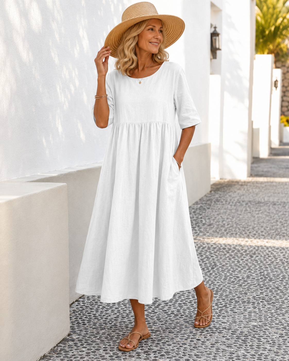 Lina™ | Robe confortable qui camoufle le ventre