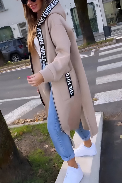 Elva™ | Hoodie décontracté surdimensionné avec fermeture éclair