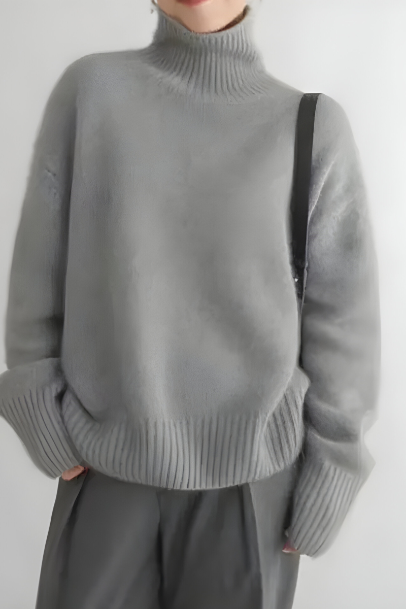 Elyn™ | Pull Col Roulé Tricoté