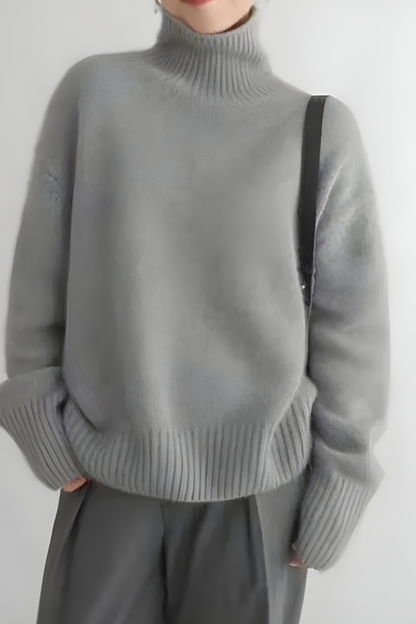 Elyn™ | Pull Col Roulé Tricoté