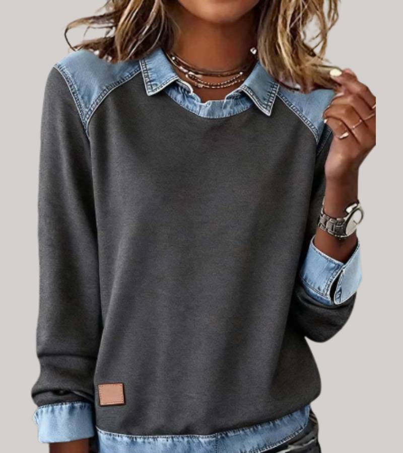Nomi™ | Pull en Denim Confortable