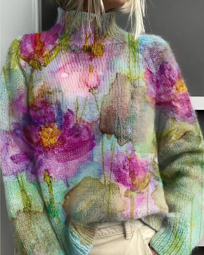 Edda™ | Pull Graphique Décontracté Tricoté