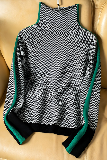 Nila™ | Pull décontracté tendance avec col montant