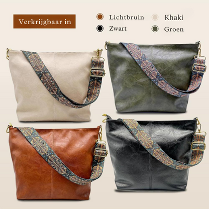 Charme Vintage de Chelsey | Sac à Bandoulière en Cuir Vegan