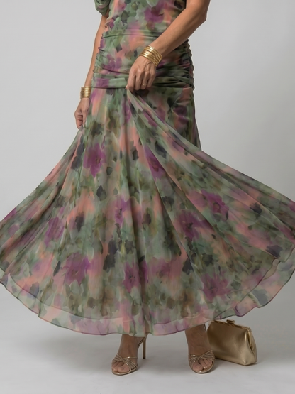 Evelina™ | Robe Maxi Élégante À Effet Ventre Plat