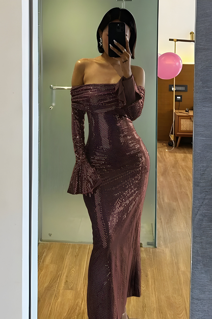 Nareen™ | Robe maxi scintillante raffinée