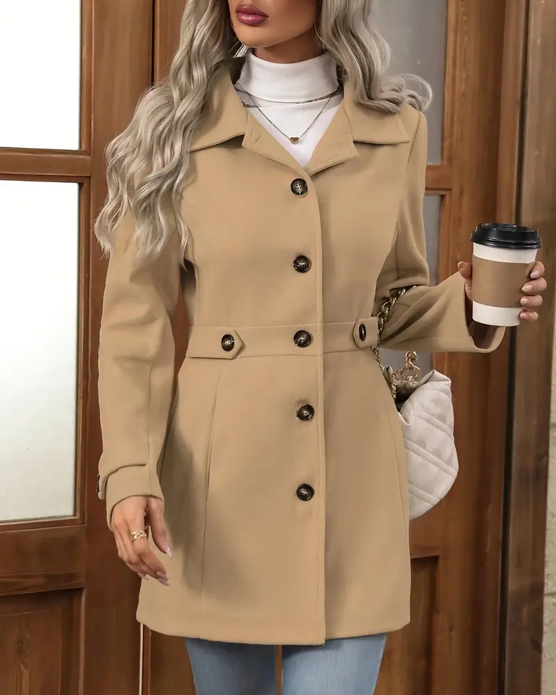 Elena | Manteau Élégant Cintré