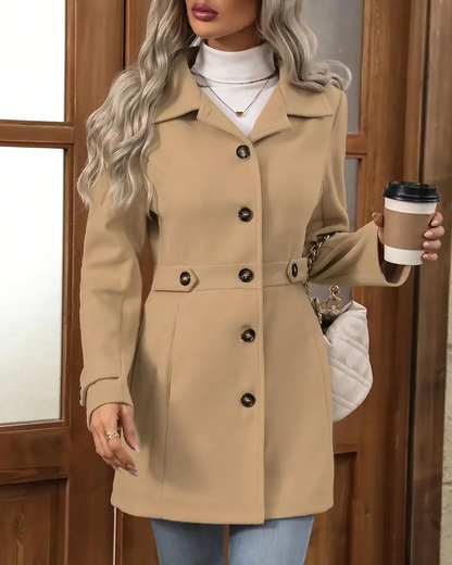 Elena | Manteau Élégant Cintré