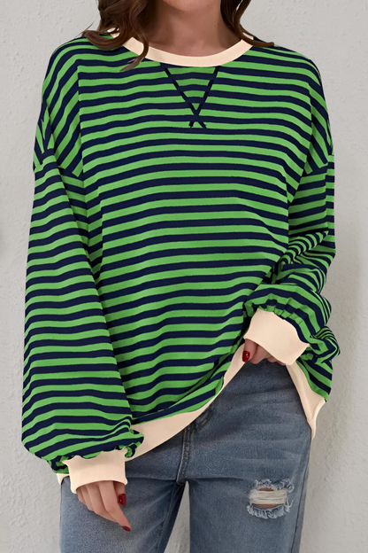 Mae™ | Sweat-shirt rayé
