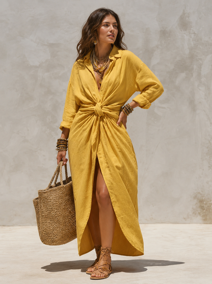 Isabelle™ | Robe Gainante avec Bouton