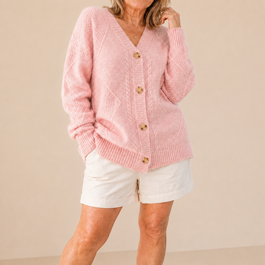 Delphine™ | Gilet doux tricoté avec boutons