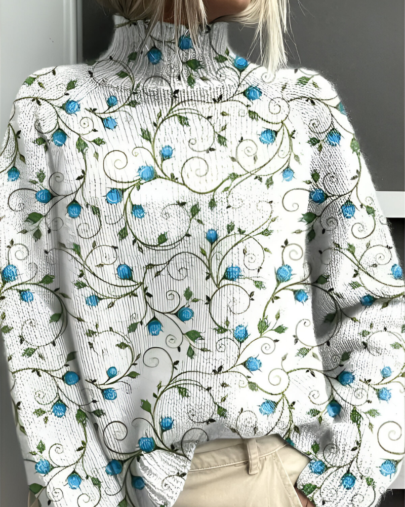 Edda™ | Pull Graphique Décontracté Tricoté