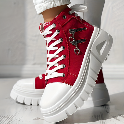 Elin™ | Baskets Orthopédiques Hautes en Denim