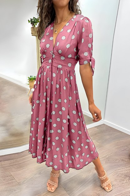 Noria™ | Robe à pois élégante