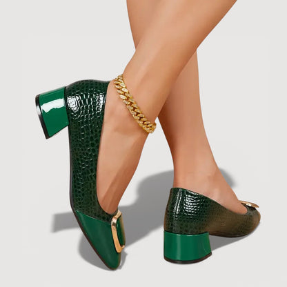 Vika™ | Talons en Cuir Orthopédiques Confortables et Élégants